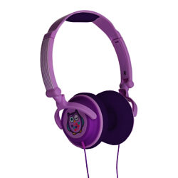 My Doodles Children's Noise Limiting On-Ear Headphones in Partnership With Cancer Research UK Purple